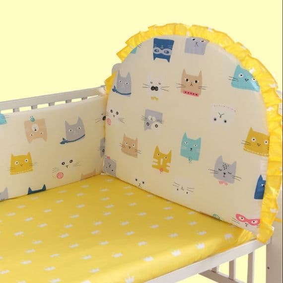 ベビーサークル 動物柄刺繍入り赤ちゃん用ミニ床囲いクッション