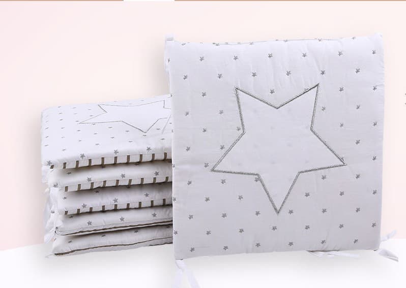 ベビーサークル 星柄刺繍入りベビーサークル用ミニ寝具セット